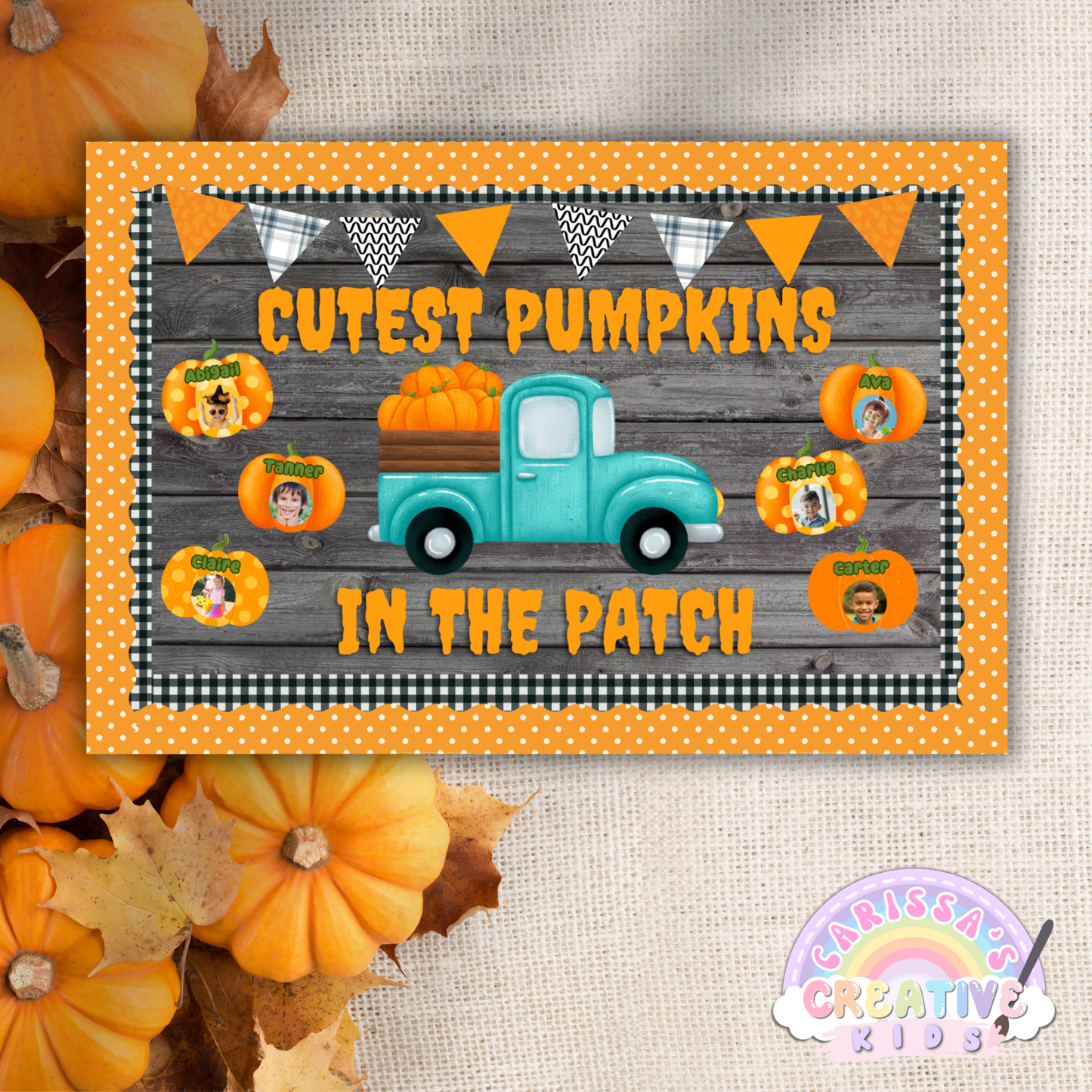 Cutest Pumpkins in the Patch Bulletin Board Kit
