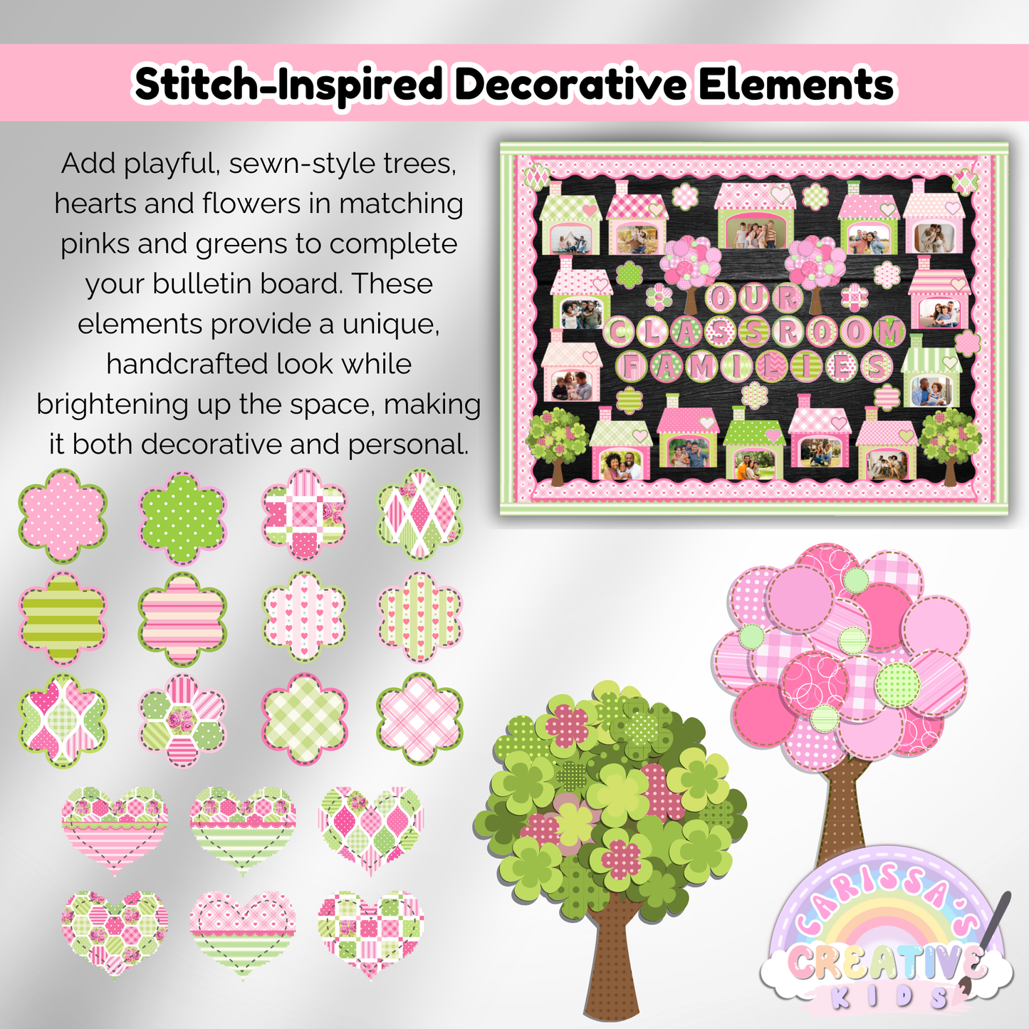 Family Bulletin Board Kit For Preschool & Daycare Classroom