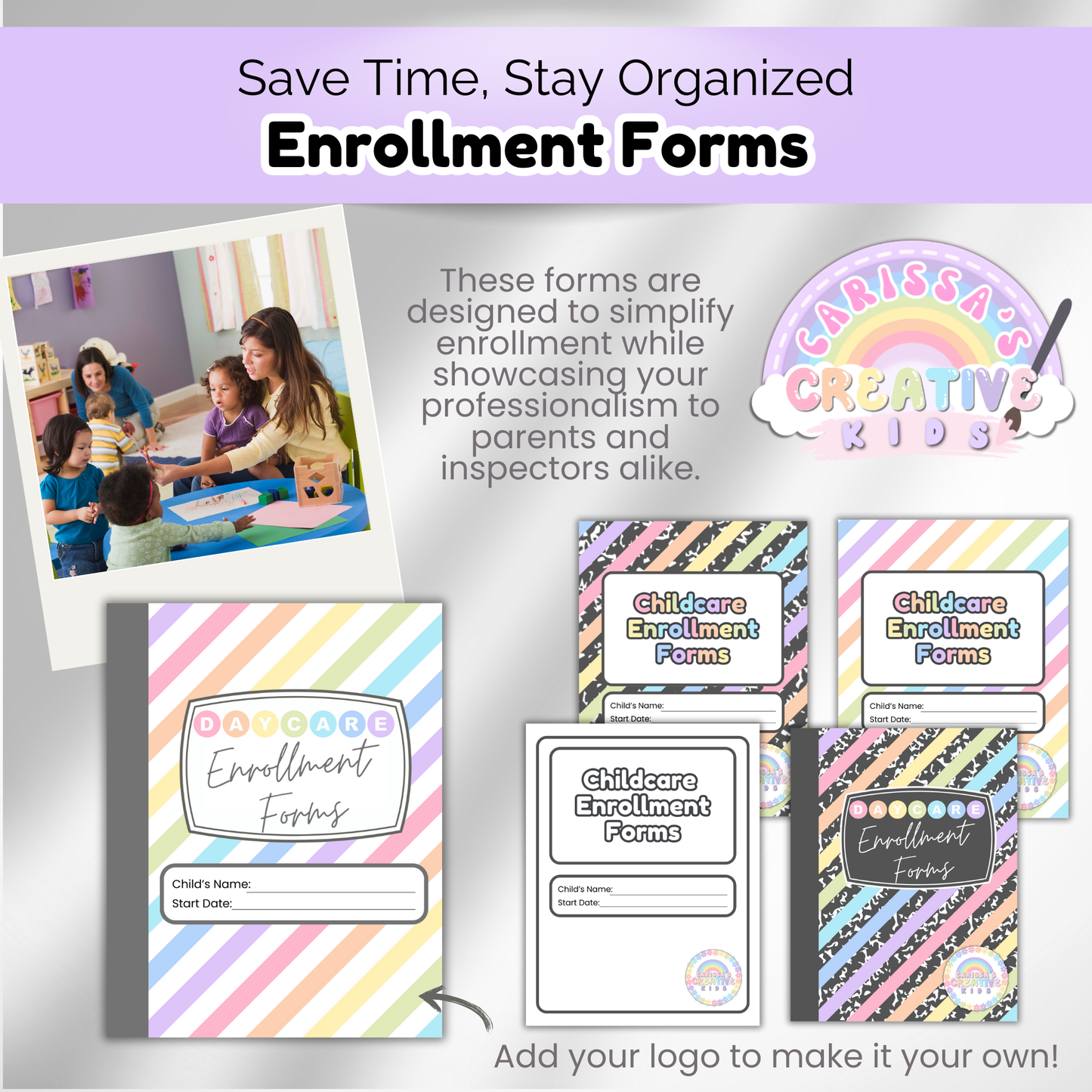 Daycare Forms- Enrollment Forms Bundle