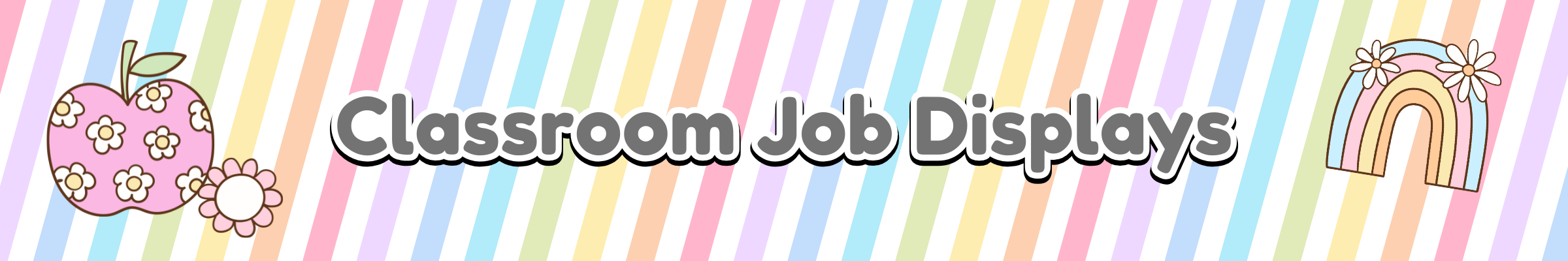 Classroom Job Chart Displays Banner