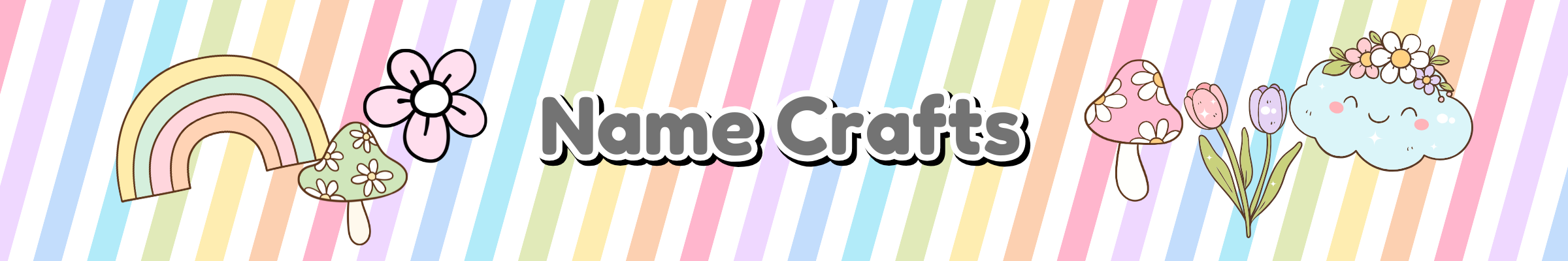 Preschool Name Crafts | Editable Name Activities for Daycare & Classroom Banner