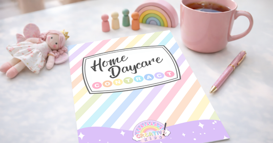 Home daycare contract for new providers.