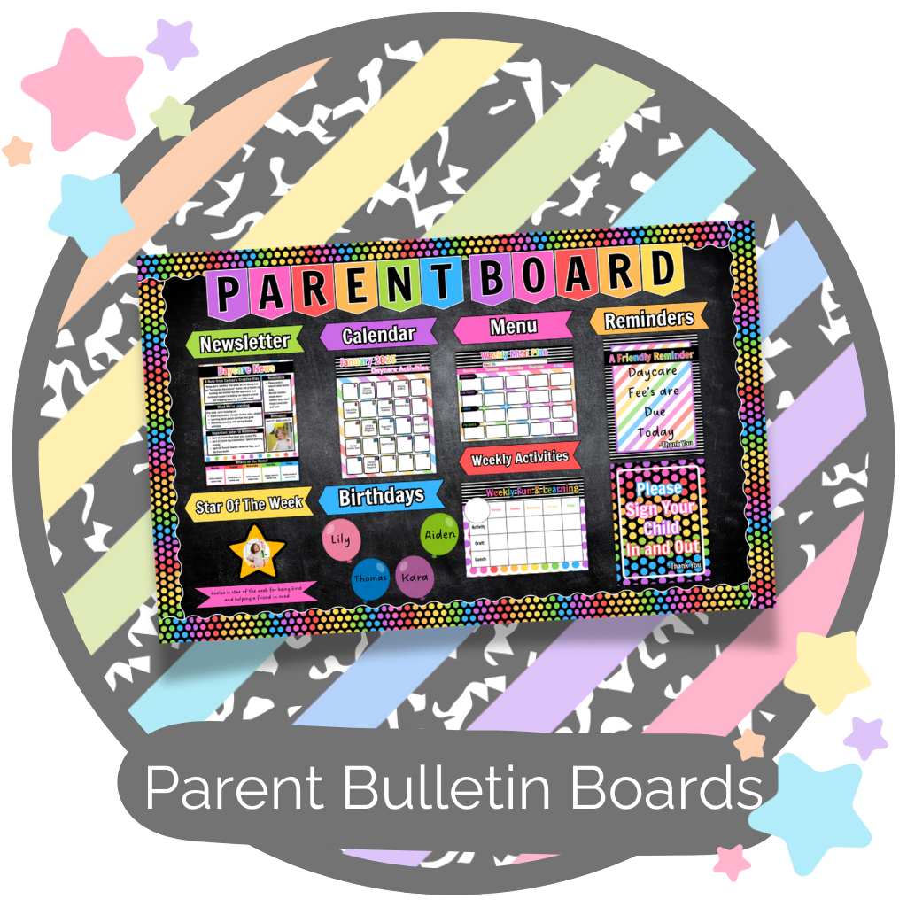 Daycare Parent Bulletin Board Kits