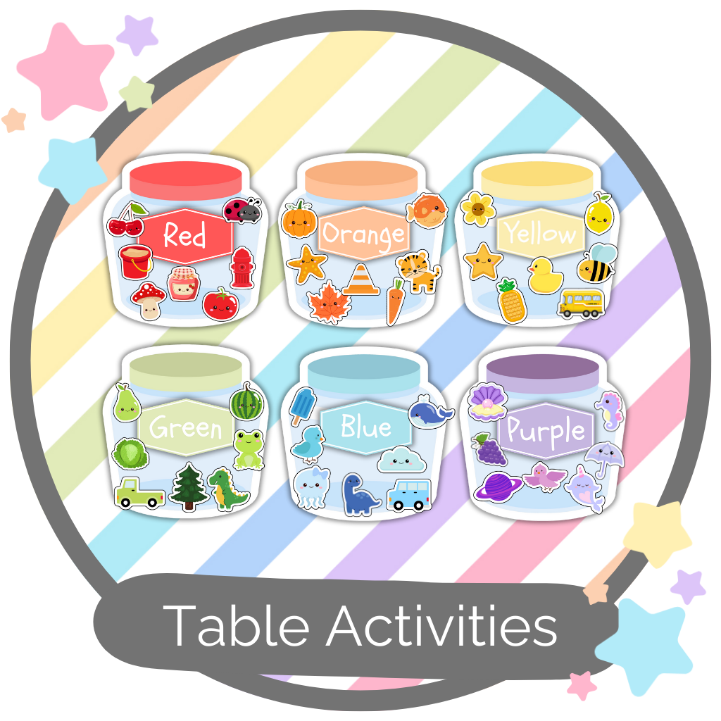 Preschool Table Activities | Early Learning Games & Printables ...
