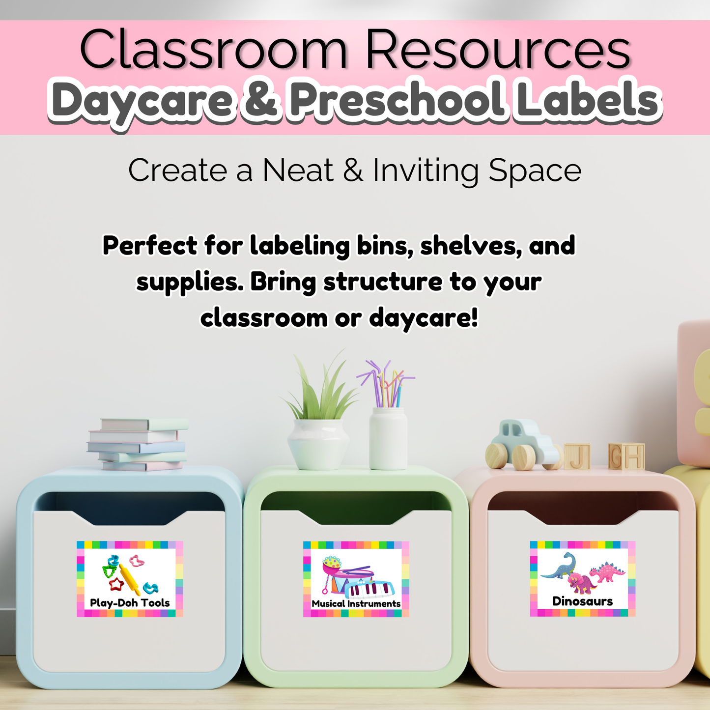 Printable Daycare Organization Labels