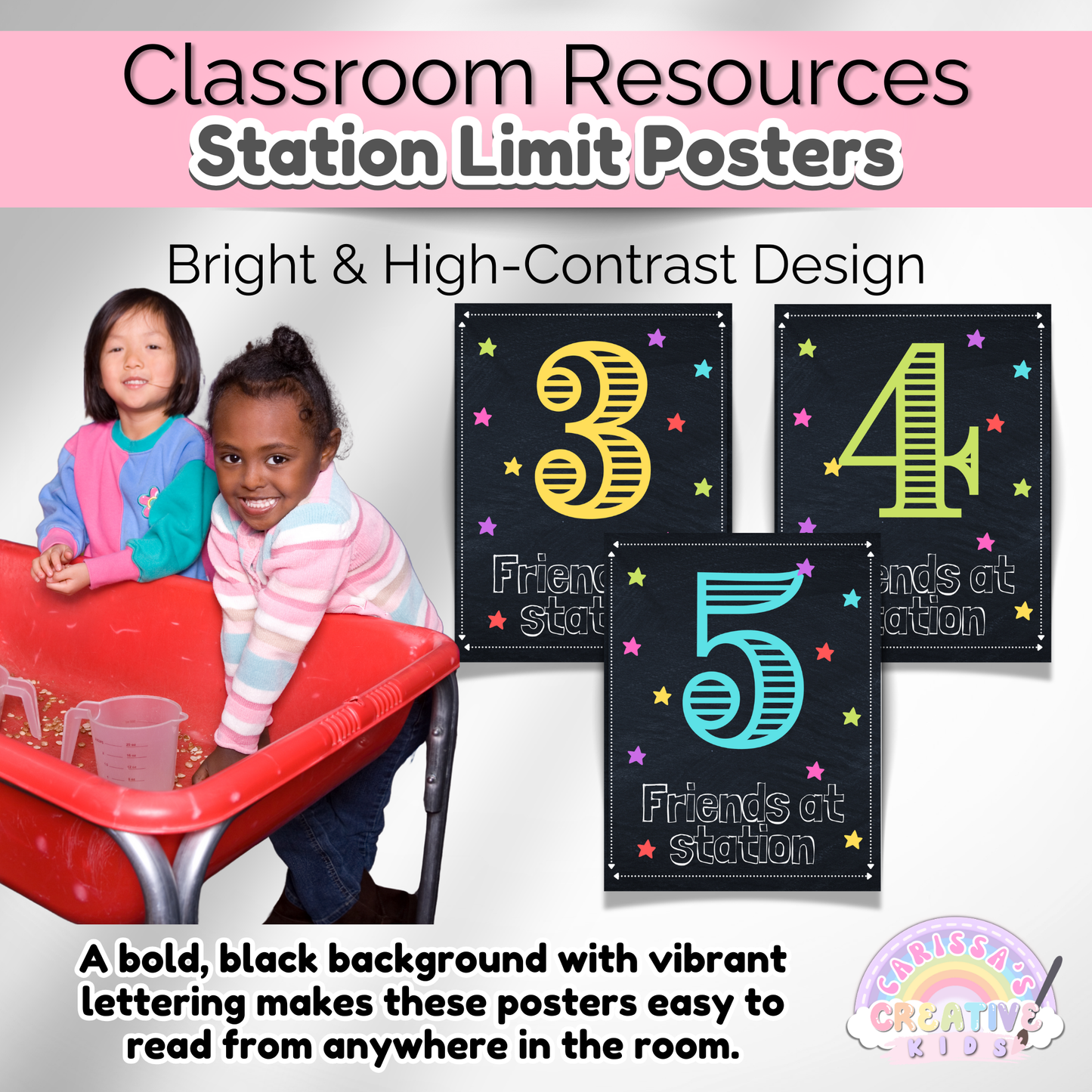 Classroom Station Limit Posters