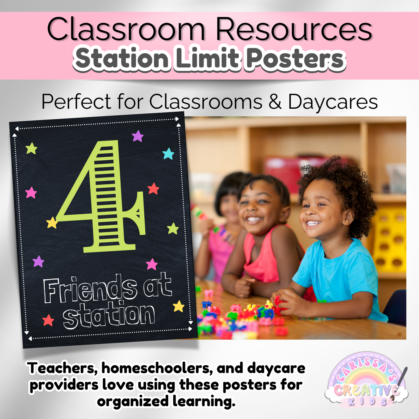 Classroom Station Limit Posters