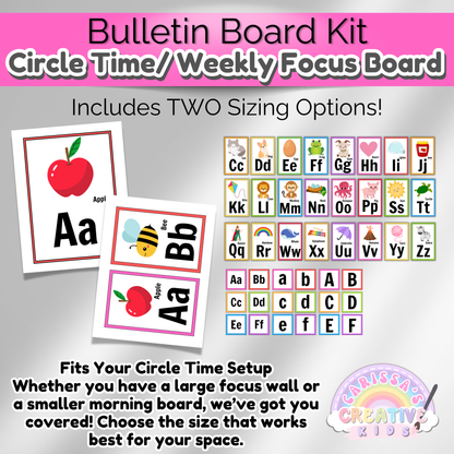 Daycare Circle Time Board | Preschool Focus Wall
