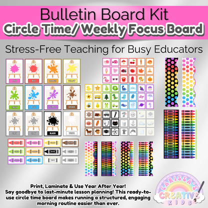 Daycare Circle Time Board | Preschool Focus Wall