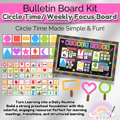 Daycare Circle Time Board | Preschool Focus Wall