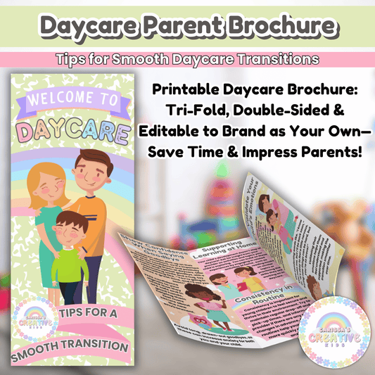 Daycare Transitions Brochure Template