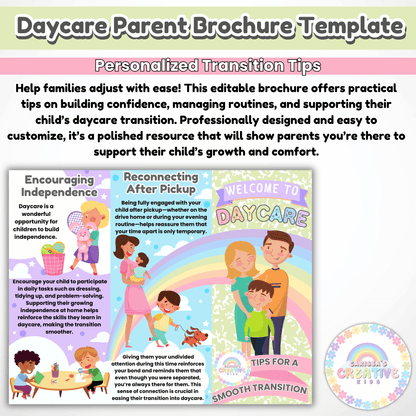 Daycare Transitions Brochure Template