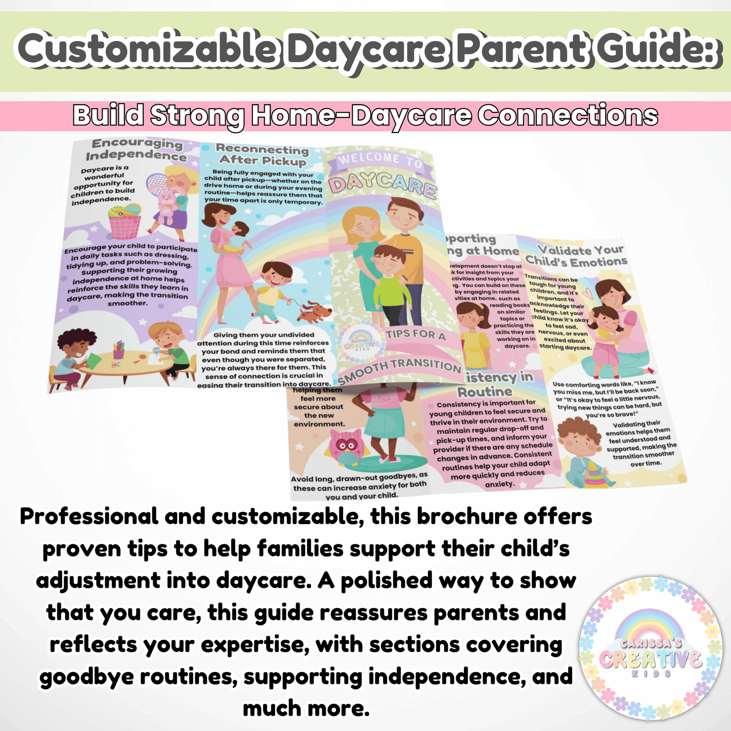 Daycare Transitions Brochure Template