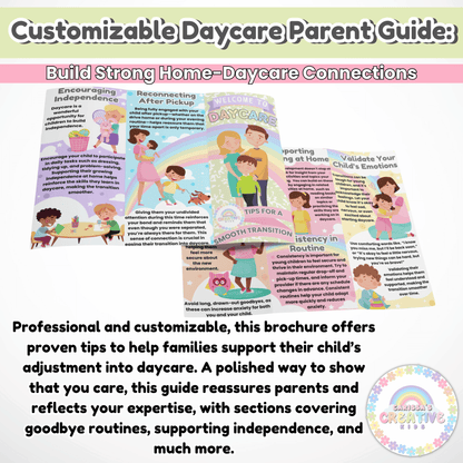 Daycare Transitions Brochure Template