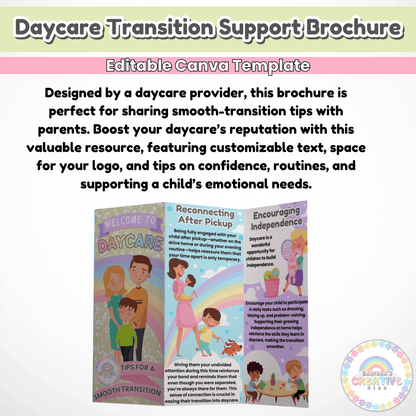 Daycare Transitions Brochure Template