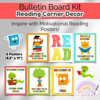 Reading Corner Bulletin Board Kit
