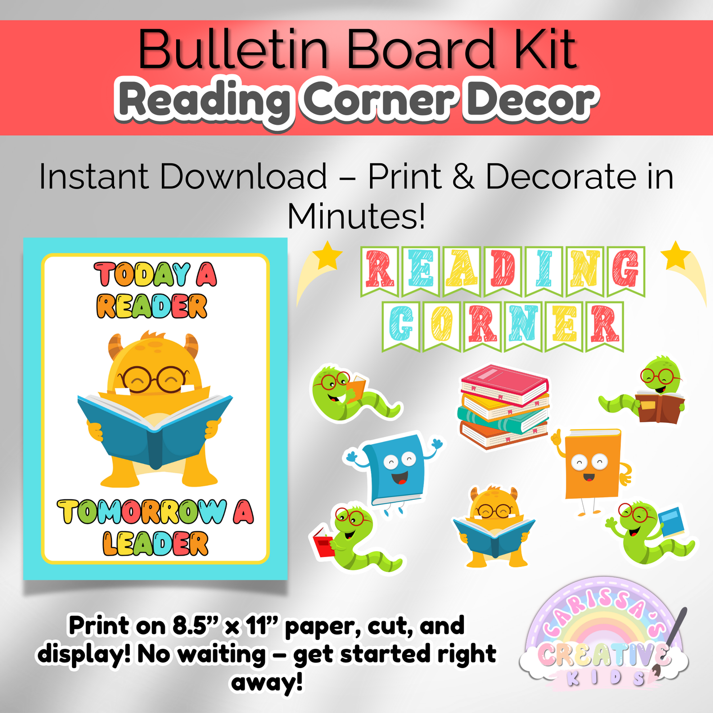 Reading Corner Bulletin Board Kit
