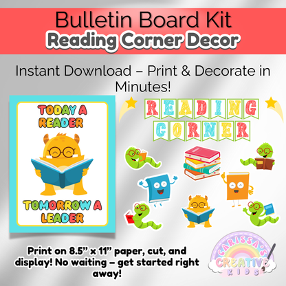 Reading Corner Bulletin Board Kit
