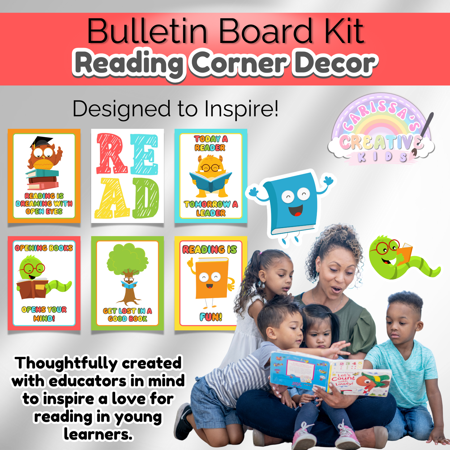 Reading Corner Bulletin Board Kit