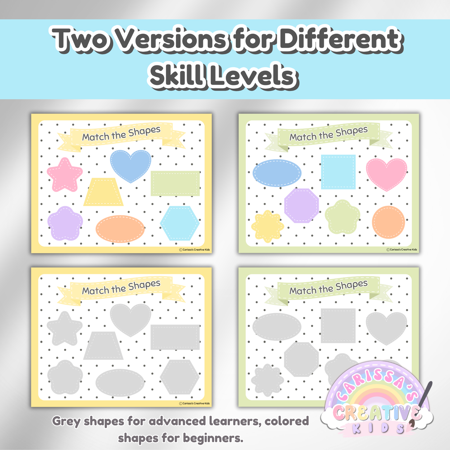 Shape Matching Toddler Activity | Montessori Printable