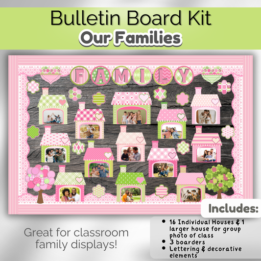Family Bulletin Board Kit For Preschool & Daycare Classroom