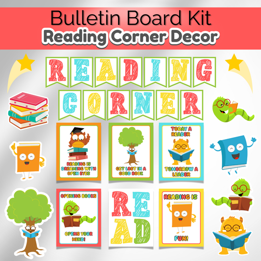 Reading Corner Bulletin Board Kit