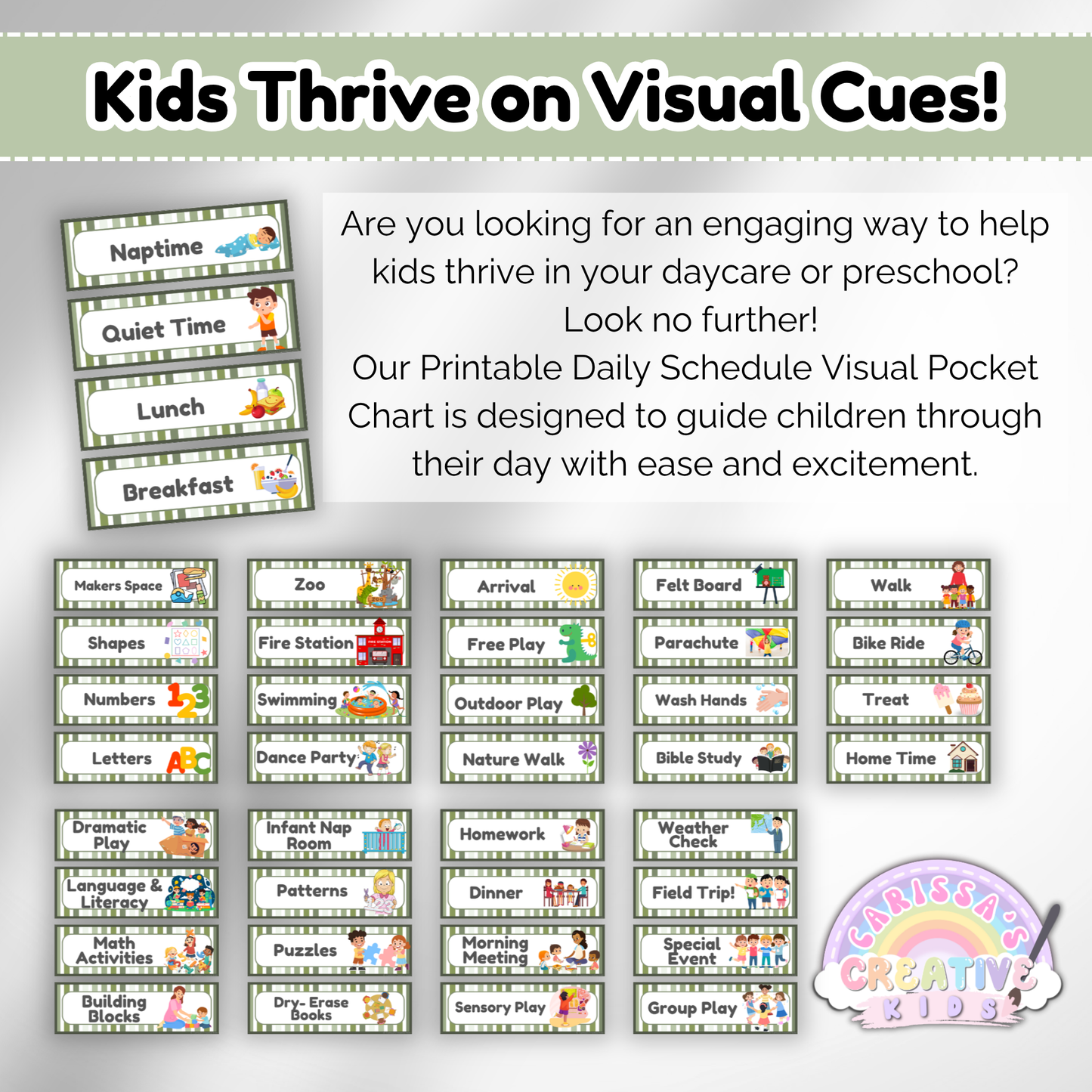 mportant note about digital download product: includes PDF and editable Canva template, no physical item shipped. Designed for classroom or daycare use.