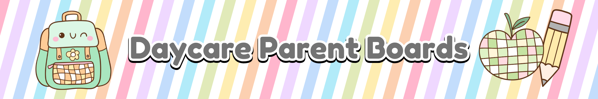 Daycare Parent Bulletin Board Kits Banner