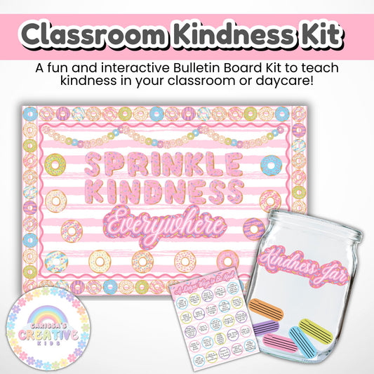 Sprinkle Kindness Bulletin Board Kit | Kindergarten Classroom Decor Theme