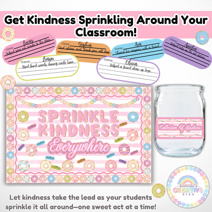 Sprinkle Kindness Bulletin Board Kit | Kindergarten Classroom Decor Theme