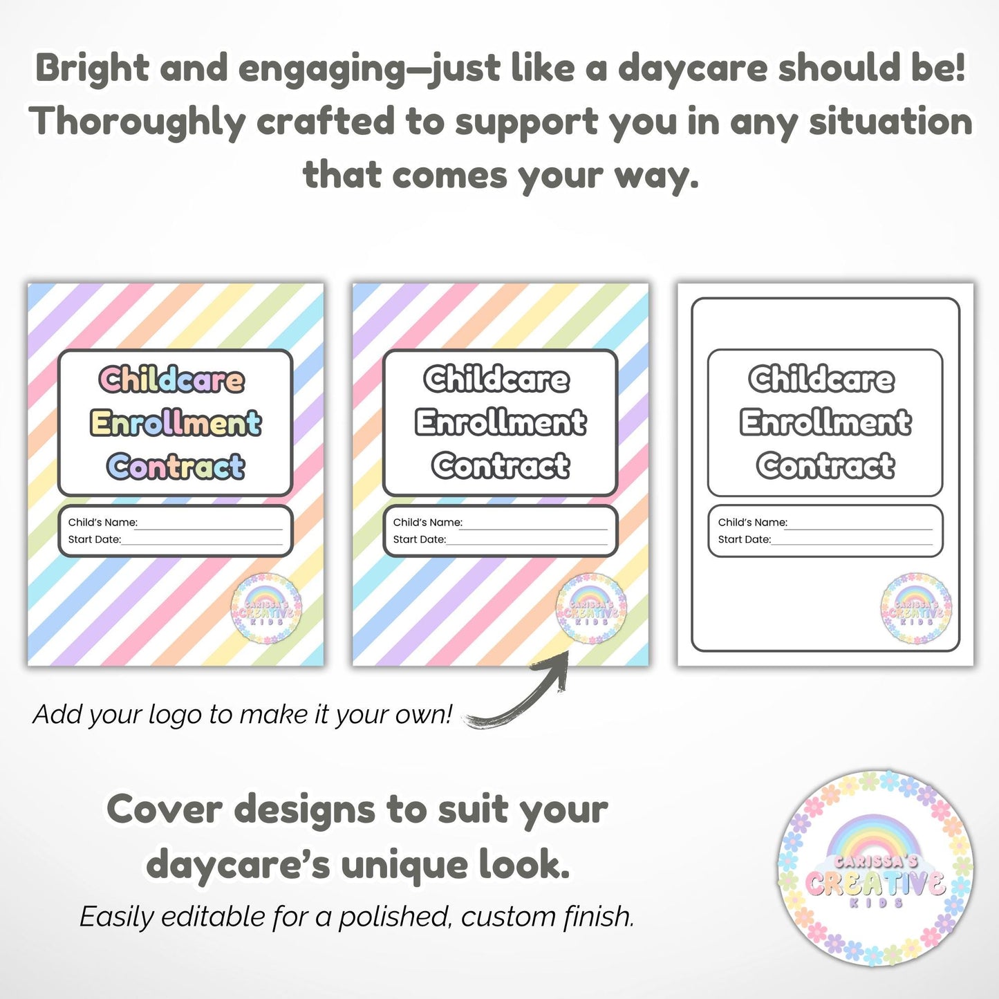 Daycare Contract | Editable Template